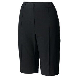 Cutter & Buck CB‎ Dry Tec Pintuck Black Short  women size 12